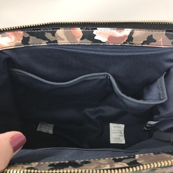 French Connection NWT Shoulder Bag Camo Floral Devin Satchel Purse - Picture 11 of 12
